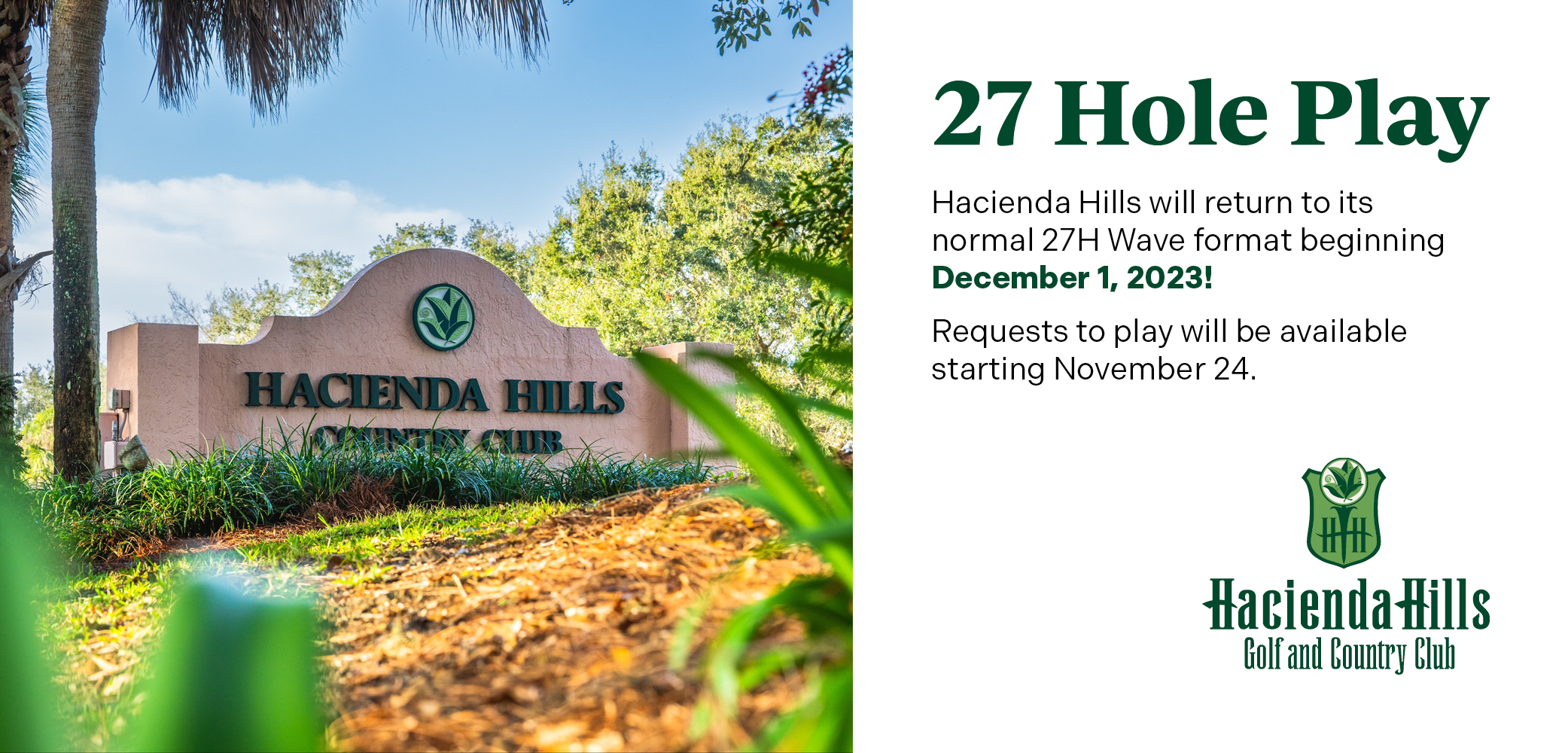 Hacienda Hill 27 Holes